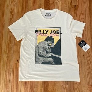 Lee Billy Joel Piano Man Graphic Tee - White